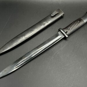 Mauser rifle bayonet (1934-1945). 1940 – cvl 40 WKC 40. [WKC]. Unsharpened blade.