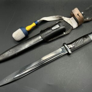 Mauser rifle bayonet (1934-1945). 1941 – cul 41. [E.Pack & S]. Unsharpened blade. Matching numbers.